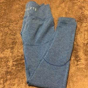 Alphalete blue revival leggings NWT